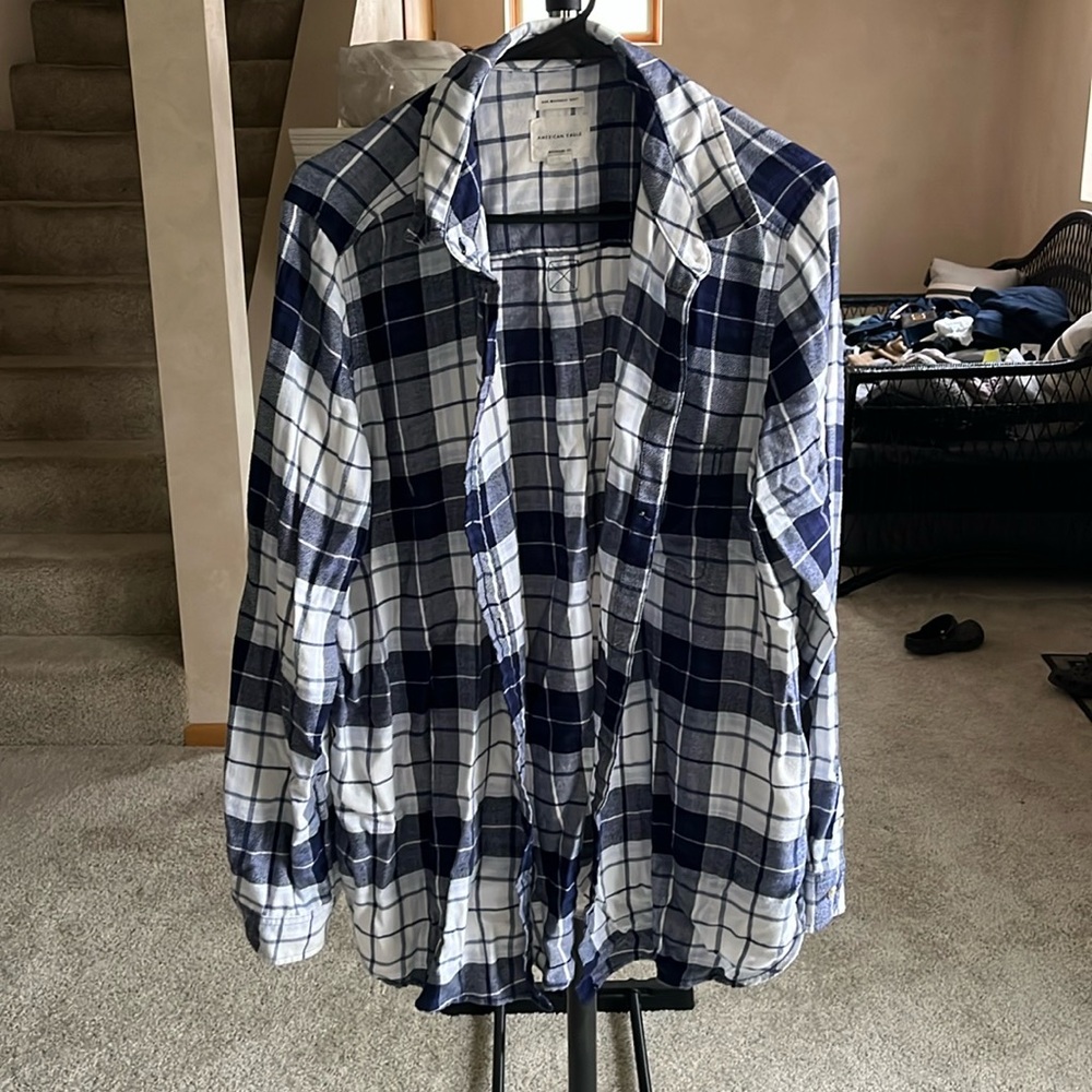 American Eagle XL flannel.